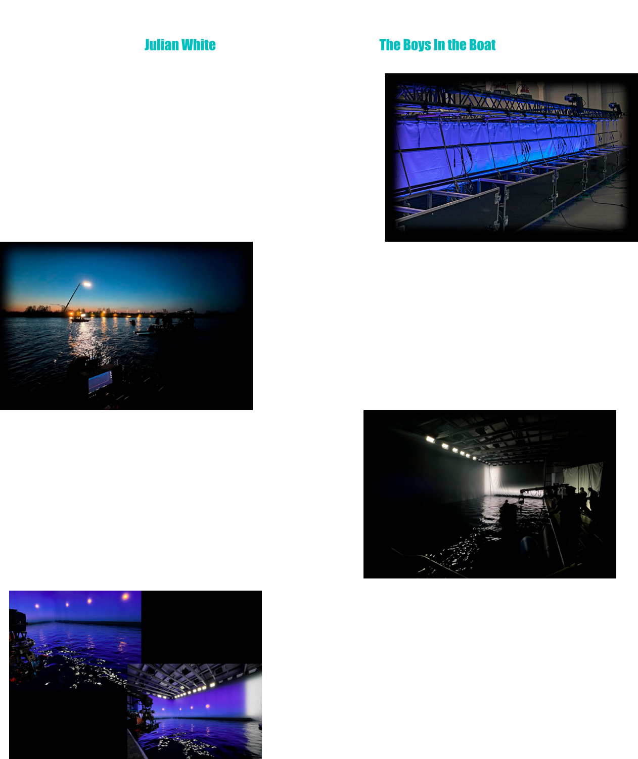 Revolutionizing Lighting: Julian White’s Journey with SUMOSKY on ‘The Boys In the Boat’  A story of success        Julian White, a seasoned chief lighting designer, has had the experience of collaborating with SUMOSKY on numerous shoots, spanning both commercial projects and feature films. To him, SUMOSKY has proven to be an indispensable tool, not only for its efficiency in meeting time-sensitive demands but, most crucially, for its contribution to creative excellence.      This cutting-edge technology played a pivotal role in overcoming significant challenges encountered during the production of The Boys In the Boat, a feature film directed by the illustrious George Clooney and masterfully lensed by Martin Ruhe, ASC.        In an exclusive interview, Julian generously shared his invaluable experience harnessing the power of SUMOSKY to conquer daunting obstacles:     “Capturing a night exterior shot on open water is a formidable task even in the best of circumstances, especially when the objective is to achieve close-up shots of the principal cast in an intimate setting. Managing multiple boats, camera cranes, and actors' stability presented a logistical and practical nightmare. The unpredictable weather, primarily the unrelenting wind, exacerbated the challenge. While we aimed to preserve some ambient light in the evening sky, we simply found ourselves running out of precious time,” Julian recollected.       Faced with this predicament, the production team made a decisive move to relocate the close-up work to the indoor water tank at U-Stage, Pinewood. SUMOSKY, the interactive LED backdrop system, emerged as the solution that would enable them to craft an ideal filming environment. Both VFX supervisor Matt Kasmir and cinematographer Martin Ruhe, ASC, readily endorsed the utilization of SUMOSKY.           Julian further explained, “Our collective confidence in the efficacy of SUMOSKY was well-founded. We sought a broad, soft light source with the capability for in-shot color gradation—a task traditionally accomplished using blue or green screens. However, these conventional approaches would have introduced complications related to water reflections and skin tones.”      “The SUMOSKY, with its rapid rigging, unobtrusive profile, backlit design, and versatility in producing a spectrum of colors, seamlessly integrated into our requirements. It enabled us to recreate the essence of natural sky lighting, whether for day or night scenes, sunsets, or expansive sky domes on the stage. When combined with more conventional light sources, it facilitated the creation of dynamic lighting effects for our high-paced VFX work.”        Julian elaborated on their innovative application of SUMOSKY: “We fashioned a horseshoe-shaped Rosco rear projection screen, backlit by the SUMOSKY, extending from the ceiling into the water. The VFX department crafted an image derived from our original footage, which was then transmitted as a digital file to the SUMOSKY software for 'projection' onto the screen.       This technique enabled us to establish a meticulously graded wall of color, precisely tailored to the demands of our post-production work. Fine-tuning color values to achieve the perfect balance and exposure on camera took a matter of minutes.”        “Furthermore,” Julian continued, “we harnessed SUMOSKY’s capabilities to generate edge lighting and employ it as a key light, all while adhering to traditional color temperatures. The intuitive interface allowed us to effortlessly select any area on the screen and introduce a 3-meter square of soft light at 5600K.       In tandem with additional LED fixtures, we created clusters of light dots, artfully inspired by the tungsten practicals initially used on the lake shore.”       SUMOSKY’s involvement empowered the production team to exercise greater command over the visual aesthetics of each scene. Julian emphasized the importance of subtlety when dealing with close-up shots of actors: “Achieving a night sky dome with a palpable color presence on the actors’ skin and reflections was paramount. SUMOSKY played an instrumental role in achieving this level of realism, and it worked exceptionally well.”        In essence, SUMOSKY transcended the boundaries of conventional lighting techniques, elevating the art of filmmaking to new heights and enabling filmmakers to capture the essence of their vision with unparalleled precision and creativity.               Julian White’s experience stands as a testament to the transformative impact of this IBL (Image Based Lighting) technology on the world of cinematography.